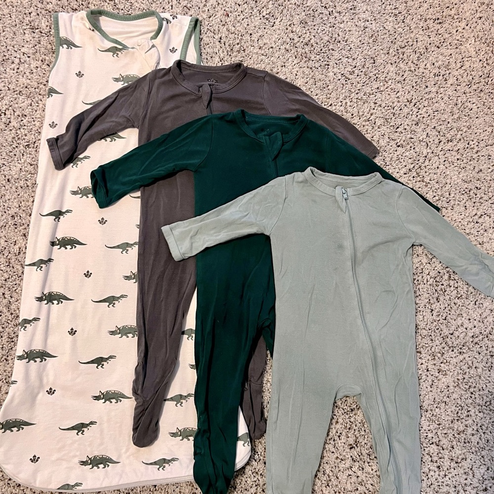 Kyte 3-6 Month Zip Footie and S 1.0Tog Sleepsack